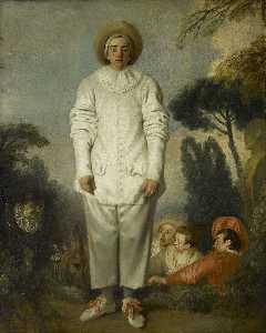 Jean Antoine Watteau - Pierrot, formerly known as Gilles
