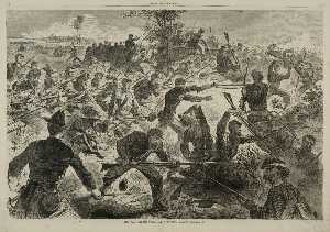 Winslow Homer - The War for the Union 1862--A Bayonet Charge, from Harper\