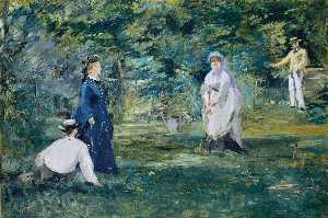 Edouard Manet - A Game of Croquet