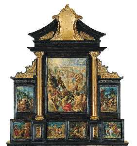 Adam Elsheimer - The Altarpiece Of The Exaltation Of The True Cross