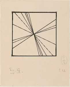 Wassily Wassilyevich Kandinsky - Drawing for Point and Line on Plan