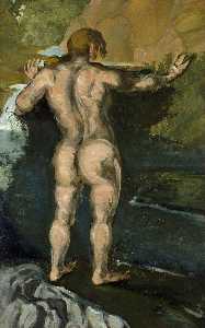 Paul Cezanne - Bather and Rocks