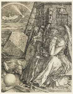 Albrecht Durer - Melencolia I (copy in reverse)