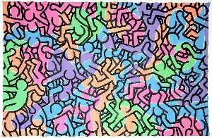 Keith Haring - Untitled (people)