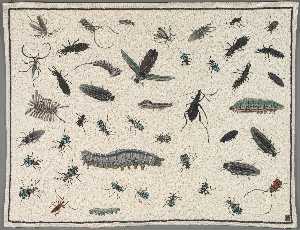 Jon Eric Riis - Insect Icon Tapestry