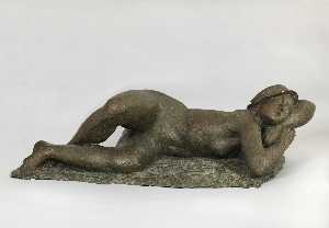  Artwork Replica Donna al sole by Arturo Martini (1889-1947) | WahooArt.com