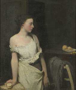 Glyn Warren Philpot - Girl at her toilet