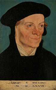 Lucas Cranach The Elder - Portrait of the Reformer Georg Spalatin
