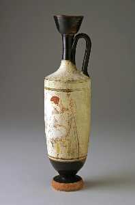 Attributed To The Reed Painter - White-Ground Lekythos