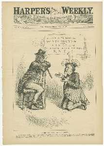 Thomas Nast - Is This The “True American Policy-\