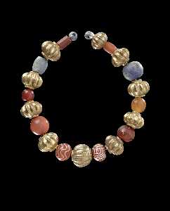 Danish Unknown Goldsmith - Necklace made of different Beads