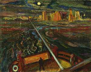 John Varley Ii (The Younger) - Night Ferry, Vancouver