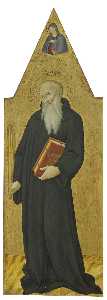  Paintings Reproductions Saint Benedict by Sano Di Pietro (1406-1481, Italy) | WahooArt.com