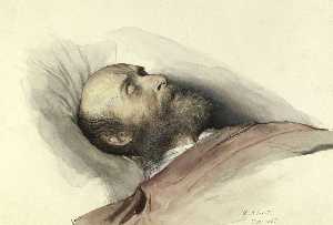 Gustave Klimt - Rudolf von Eitelberger on his deathbed