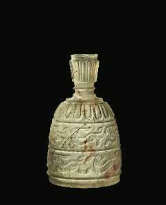 Danish Unknown Goldsmith - Bottle with Hares