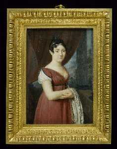 Joseph-Alexandre Boichard - Portrait of a young woman