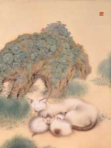 Inshō Dōmoto - Cat