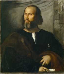 Titian Ramsey Peale Ii - Portrait of a Bearded Man
