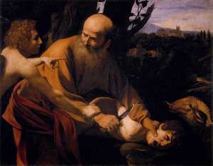 Cecco Del Caravaggio (Francesco Buoneri) - Sacrifice of Isaac