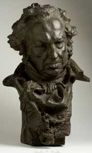 Mariano Benlliure - Cabeza de Goya