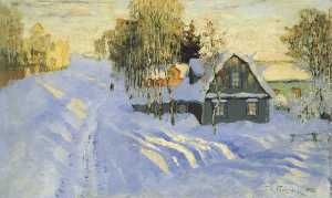 Konstantin Ivanovich Gorbatov - Winter Landscape
