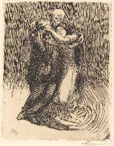 Art Reproductions Love Consecrated, 1900 by Paul Albert Besnard (1849-1934, France) | WahooArt.com