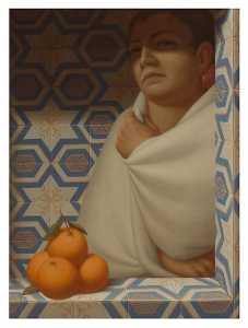 George Clair Tooker - Woman With Oranges