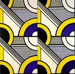 Roy Lichtenstein - Modular painting with four panels, #1