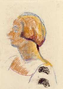 Theo Van Doesburg - Portrait of Nelly van Doesburg