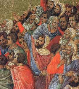 Duccio Di Buoninsegna - Crucifixion-#160;(Fragment)