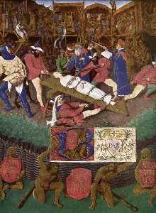 Jean Fouquet - Martyrdom of St. Apollonia