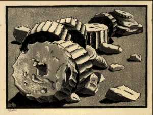 Maurits Cornelis Escher - Selinunte, Sicily (October 1935)