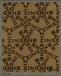 Maurits Cornelis Escher - Design for Wrapping-paper: Zingone